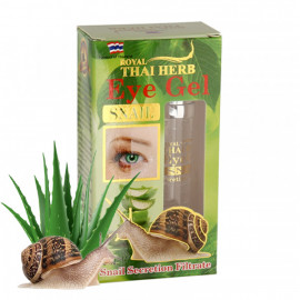 Royal Thai Herb Гель вокруг глаз с муцином улитки и Алое Вера, 15 мл