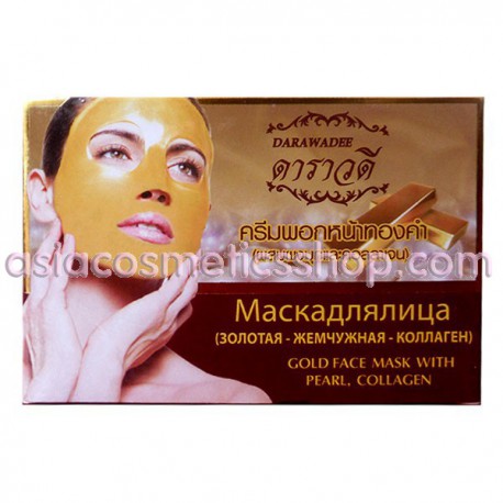 Anti-aging facial mask with gold, pearls and collagen, 100 ml