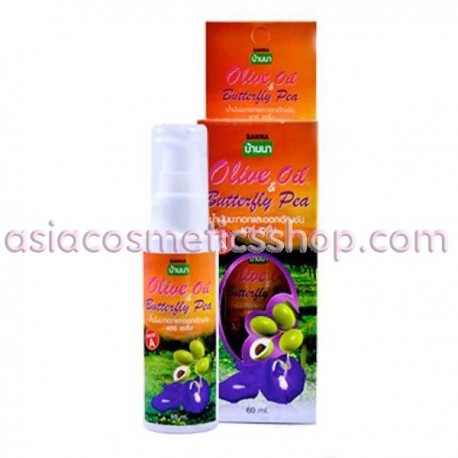 Banna Restoring whey hair with olive oil and butterfly pea, 60 ml