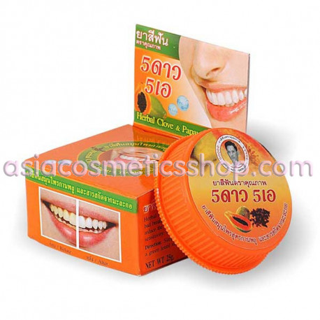 Thai papaya whitening toothpaste, 25 g
