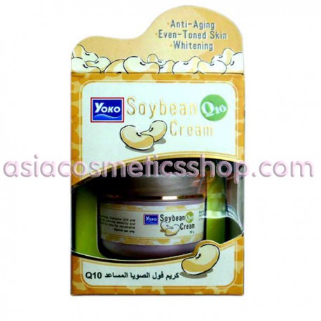 Moisturizing face cream with soy protein and Q10, 50 g
