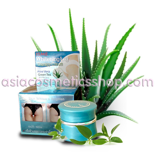 Крем для интимной зоны с алое вера и зеленым чаем (Isme Whitening Leg Therapy Cream)