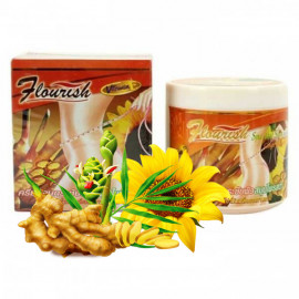 Flourish Spa Slim Herbal Hot Cream Ginger & Simflower Oil, 500 ml