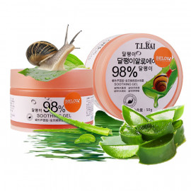 T.L BAI Soothing Cream-Gel with Aloe Vera and Snail Extract, 50 g